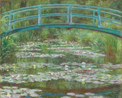 A passarela japonesa, 1899 de Claude Monet